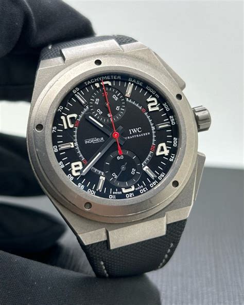 iwc ingenieur amg chronograph titanium|IW372504.